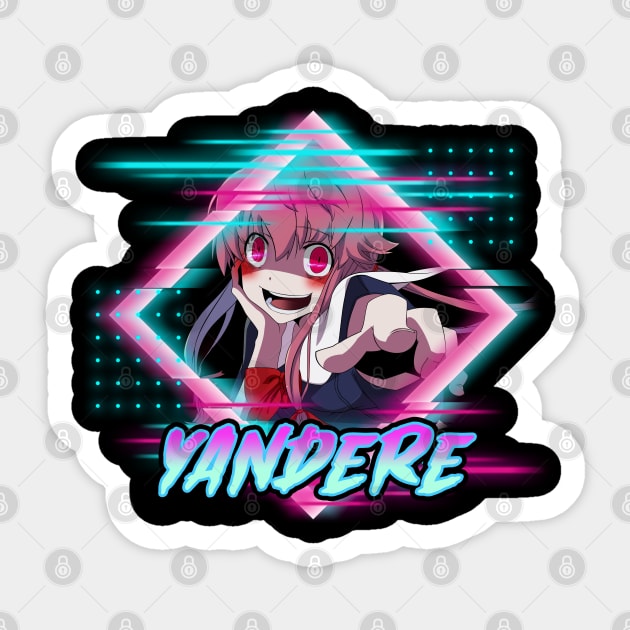 Mirai Nikki Unleash The Future Sticker by A Cyborg Fairy